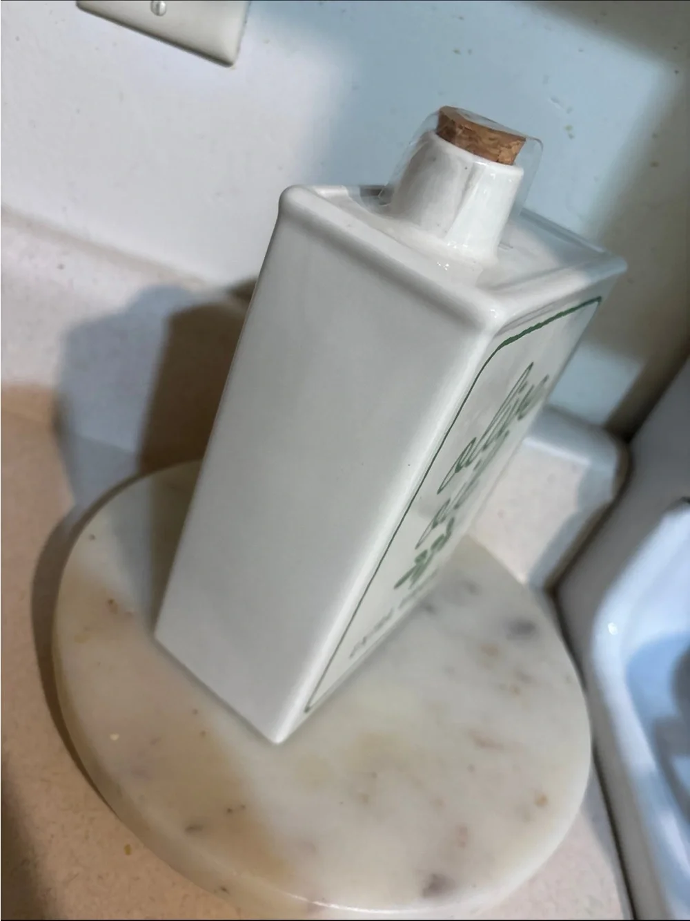Target Bullseye playground olive oil glass